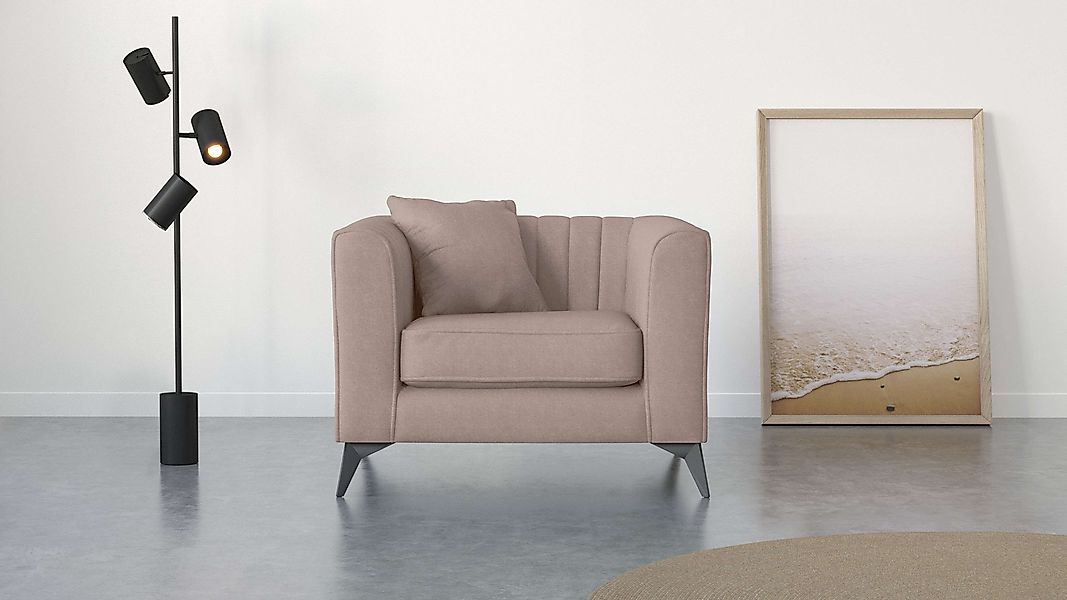 Places of Style Sessel »MATTHEW Loungesessel, Maße B/T/H: 99/86/74 cm«, inc günstig online kaufen