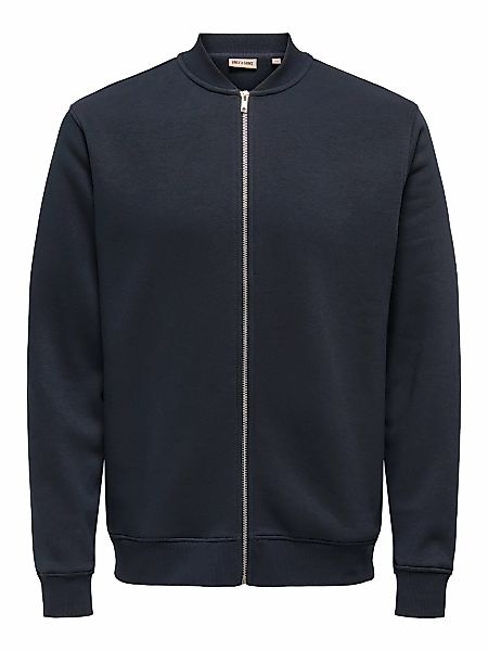 ONLY & SONS Sweatshirt "ONSCERES REG ZIP BOMBER JCK NOOS" günstig online kaufen