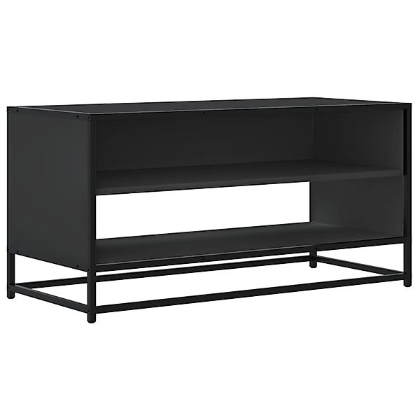 vidaXL TV-Schrank Schwarz 91x40x46 cm Holzwerkstoff und Metall 848884 günstig online kaufen