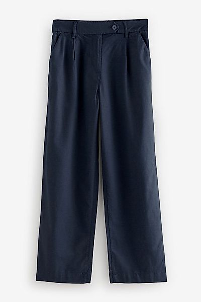 Next Leinenhose Leinenhose mit weitem Bein – Kurzgröße (1-tlg) günstig online kaufen