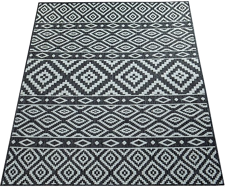 Paco Home Teppich Coco 201, rechteckig, Höhe: 4 mm, Flachgewebe, Rauten Des günstig online kaufen