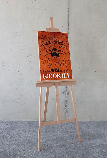 Komar Leinwandbild "Star Wars Don´t Upset Wookiee - Größe 40 x 60 cm" Disne günstig online kaufen