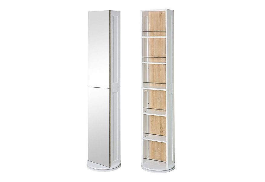 HTI-Living Ganzkörperspiegel Standspiegel mit Regal und Drehfunktion (Stück günstig online kaufen