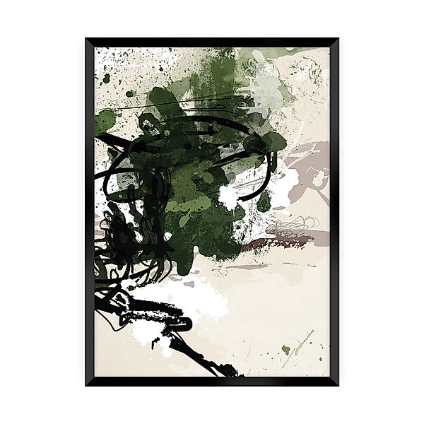 Poster Abstract II, 30 x 40 cm, Rahmen wählen: schwarz günstig online kaufen