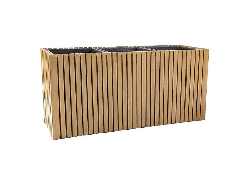 VIVANNO Pflanzkübel Holz MAXI Kasten - Braun Maserung (1 St), 84x30x40 cm günstig online kaufen
