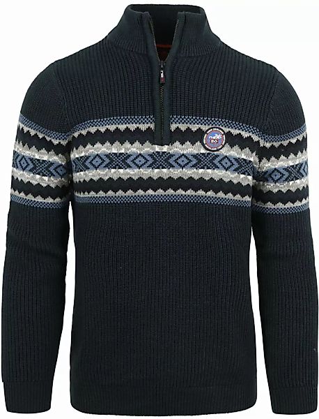 NZA Half Zip Pullover Ngakawau Navyblau - Größe L günstig online kaufen
