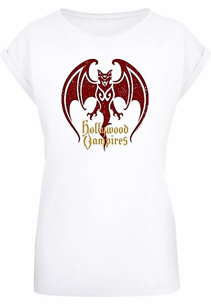 Merchcode T-Shirt "Merchcode Damen Ladies Hollywood Vampires - Bat Logo T-S günstig online kaufen