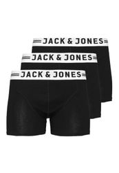 Jack & Jones 3-er Set Trunks Grau, Schwarz & Weiss günstig online kaufen