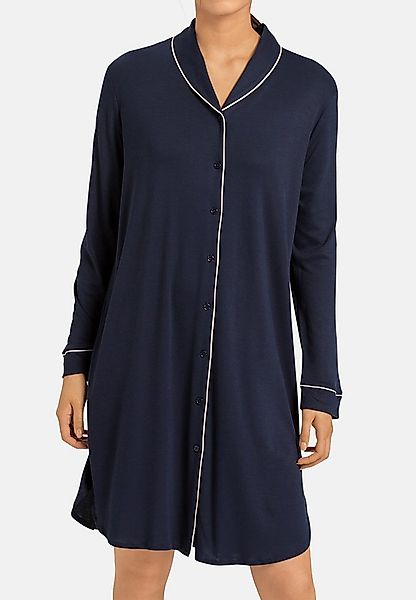 Hanro Nachthemd Natural Comfort (1-tlg) Nachthemd Langarm - 100 cm lang im günstig online kaufen