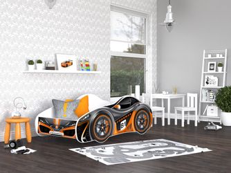 AJKmeble Autobett Kinderbett Jugendbett 70x140cm Gamerbett günstig online kaufen