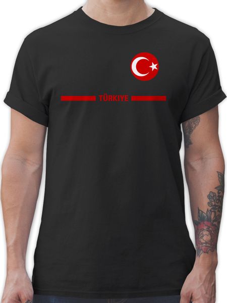Shirtracer T-Shirt Türkei Trikot Wappen, Türkiye günstig online kaufen