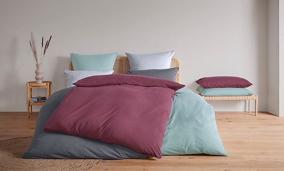 OTTO home Bettwäsche Valje, Jersey, 2 teilig, NEUHEIT: ab Größe 135x200 cm, günstig online kaufen