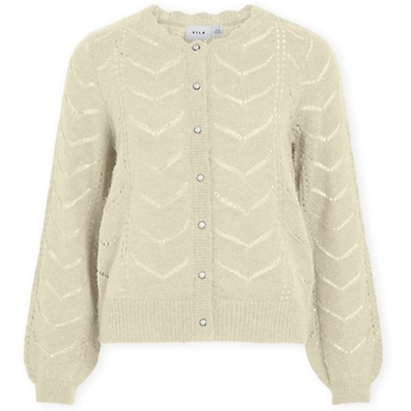 Vila  Strickjacken Cardigan Tuli L/S - Super Light Natural Melange günstig online kaufen
