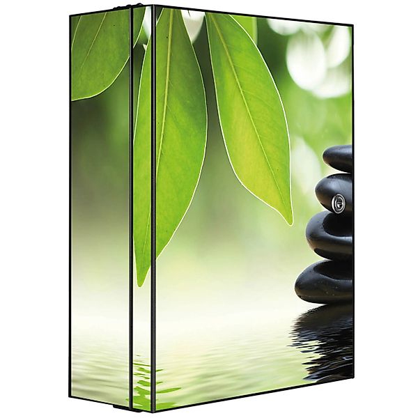 Banjado XXL Medizinschrank Abschliessbar 35x46x15cm Arzneischrank Anthrazit günstig online kaufen