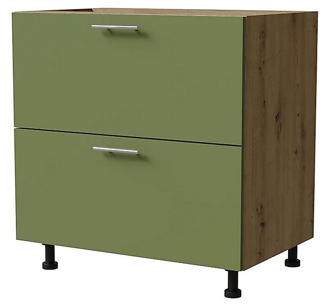 Feldmann-Wohnen Unterschrank Brerra (D2/80, 2 Schubladen, REJS Comfort Box günstig online kaufen