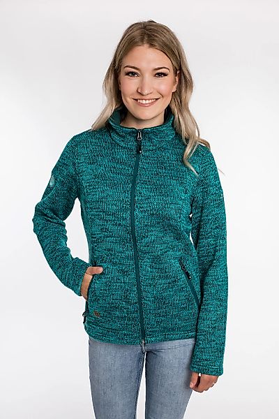 DEPROC Active Strickfleecejacke "WILLMORE MELANGE WOMEN", in edler Optik günstig online kaufen