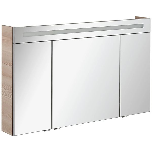 Fackelmann Spiegelschrank B.Clever Alaska Esche 120 cm mit Softclose Türen günstig online kaufen