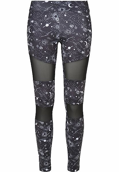 URBAN CLASSICS Leggings "Urban Classics Damen Ladies Tech Mesh AOP Leggings günstig online kaufen