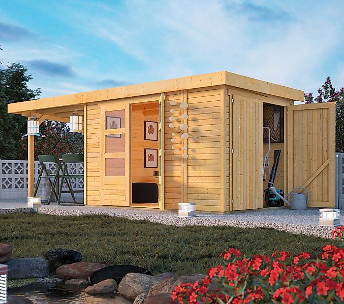 Karibu Gartenhaus "Ostsee 3" günstig online kaufen