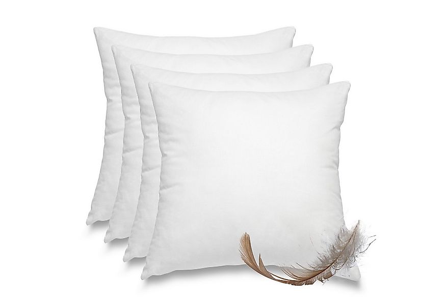 wometo Federkissen 4er Set Federkissen 40x40, Füllung: Federn, 4, OEKO-TEX® günstig online kaufen