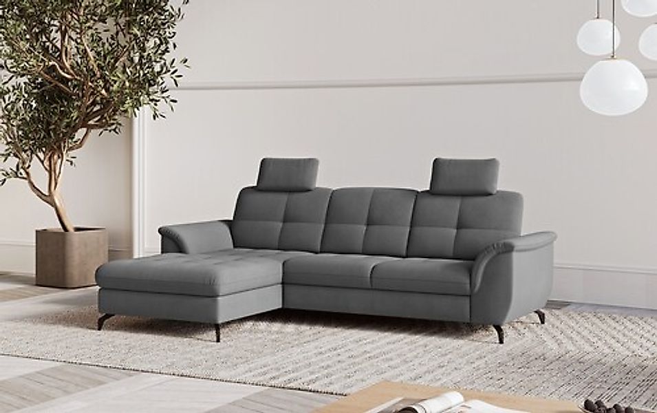 sit&more Ecksofa »Zora L-Form«, wahlweise mit Bettfunktion und Bettkasten günstig online kaufen