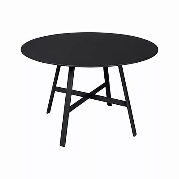 Runder Tisch So’O metall schwarz / Ø 117 cm - 6 Personen - Fermob - Schwarz günstig online kaufen