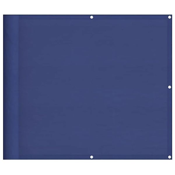 vidaXL Balkon-Sichtschutz Blau 90x800 cm 100 % Polyester-Oxford 4000285 günstig online kaufen