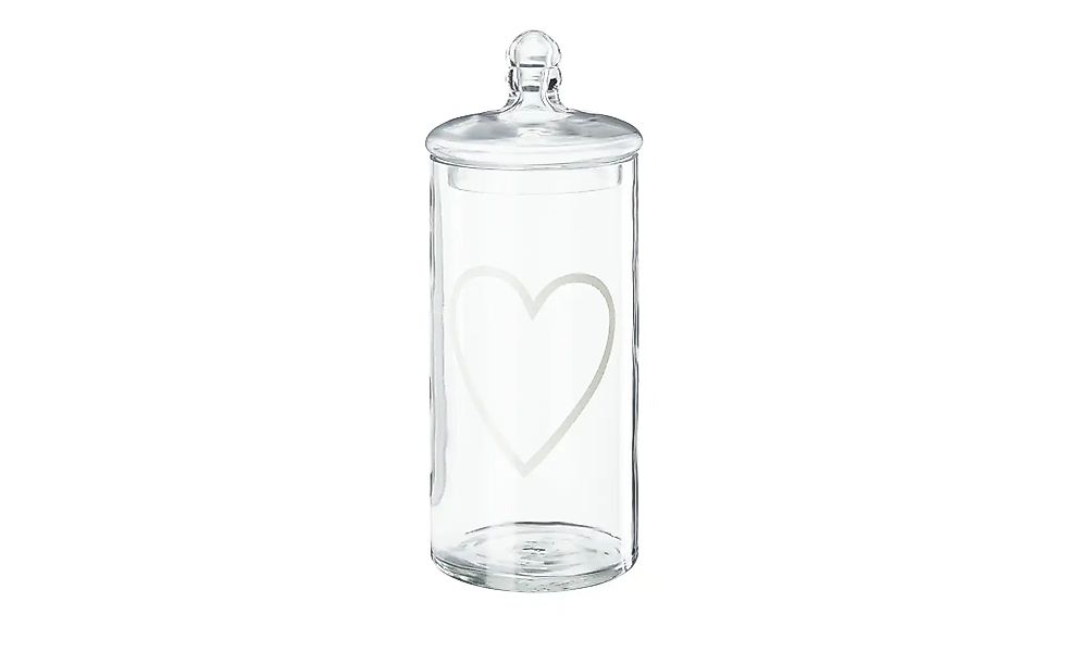 HOME STORY Glasdose mit Deckel   ¦ transparent/klar ¦ Glas ¦ Maße (cm): H: günstig online kaufen