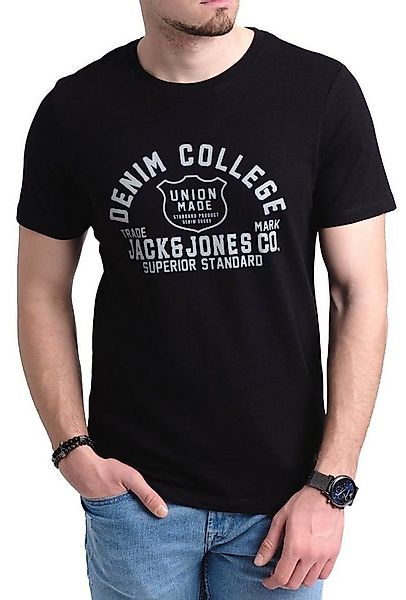 Jack & Jones Print-Shirt Bequemes Slimfit Shirt (Spar-Set, 3er-Pack) in Uni günstig online kaufen