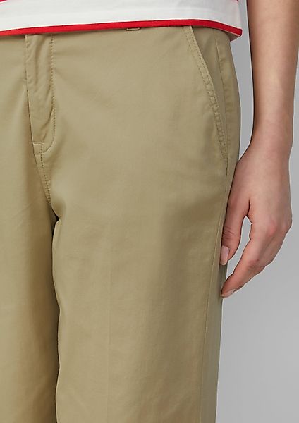 s.Oliver 7/8-Hose High-Rise-Culotte aus Baumwollstretch mit günstig online kaufen