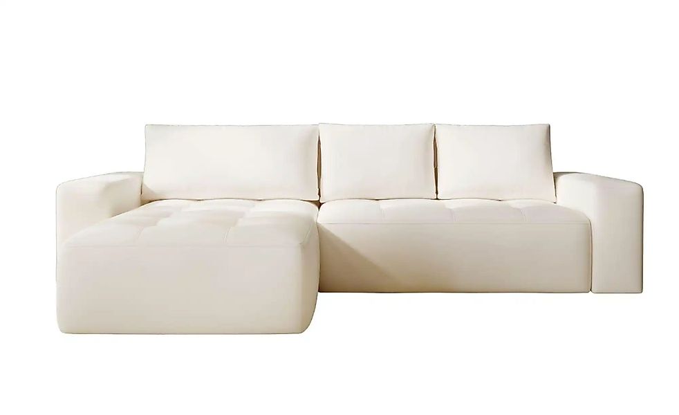Ecksofa  Portland ¦ creme ¦ Maße (cm): B: 250 H: 76 Polstermöbel > Sofas > günstig online kaufen