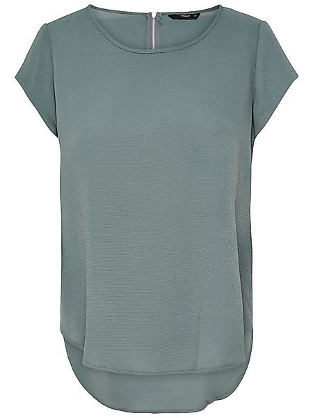 ONLY Blusenshirt Einfarbige Kurzarm Oberteil ONLVIC günstig online kaufen