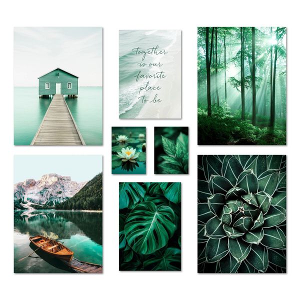 ARTFAVES Bilder-Collage Poster Set - Petrol günstig online kaufen