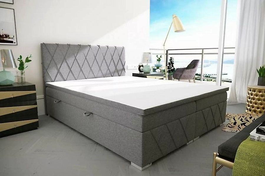 JVmoebel Boxspringbett Doppel Luxus Boxspringbett Design Bett Polsterbett S günstig online kaufen