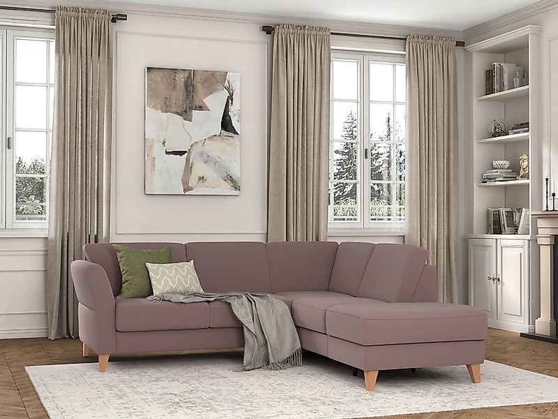 sit&more "Visby L-Form" Wahlweise mit Bettfunktion und Stauraum, frei im Ra günstig online kaufen