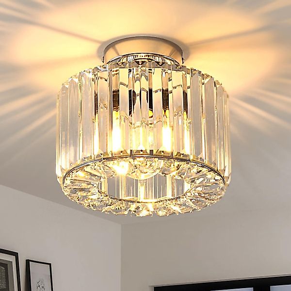 BlingBin Kronleuchter Kristall Deckenleuchte, Ø23cm Kronleuchter günstig online kaufen
