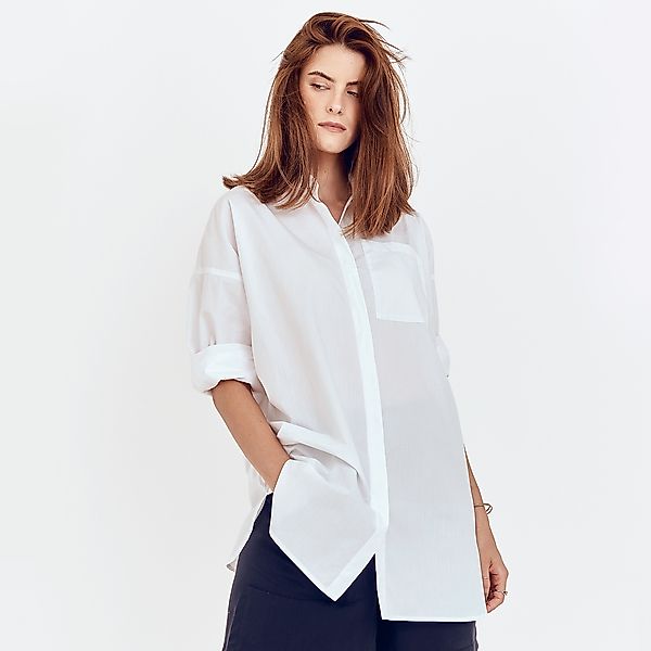 Weißes Oversize Hemd günstig online kaufen