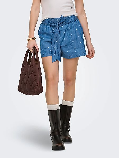 ONLY Shorts "ONLNOVA AZURE TALIA SHORTS WVN" Baumwolle, regular fit, Denim günstig online kaufen