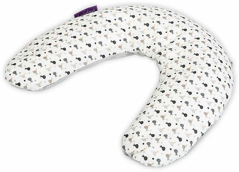 Träumeland Seitenschläferkissen "Seitenlagerungskissen Design 2 - graue Vög günstig online kaufen