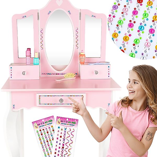 Green Series Schminktisch Großer Schminktisch Kinder günstig online kaufen