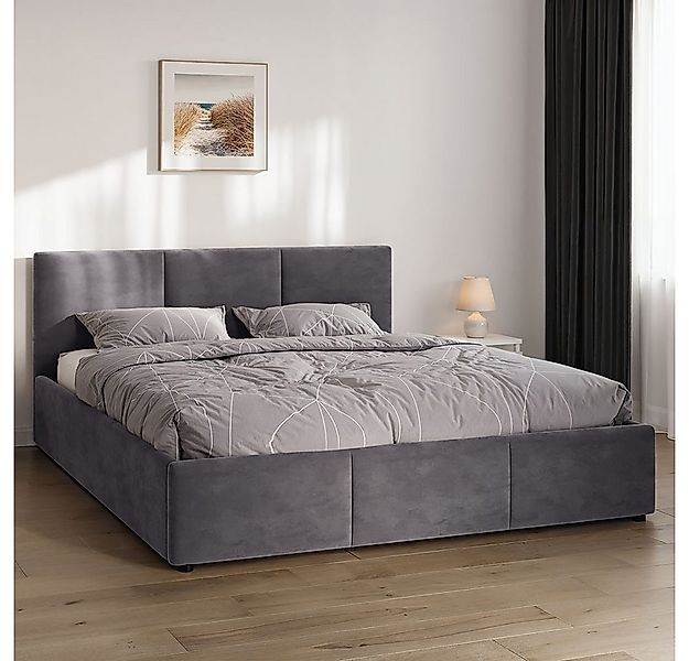 Jana Möbel Polsterbett Nela (mit bettlkasten und lattenrost), Gepolstertes günstig online kaufen