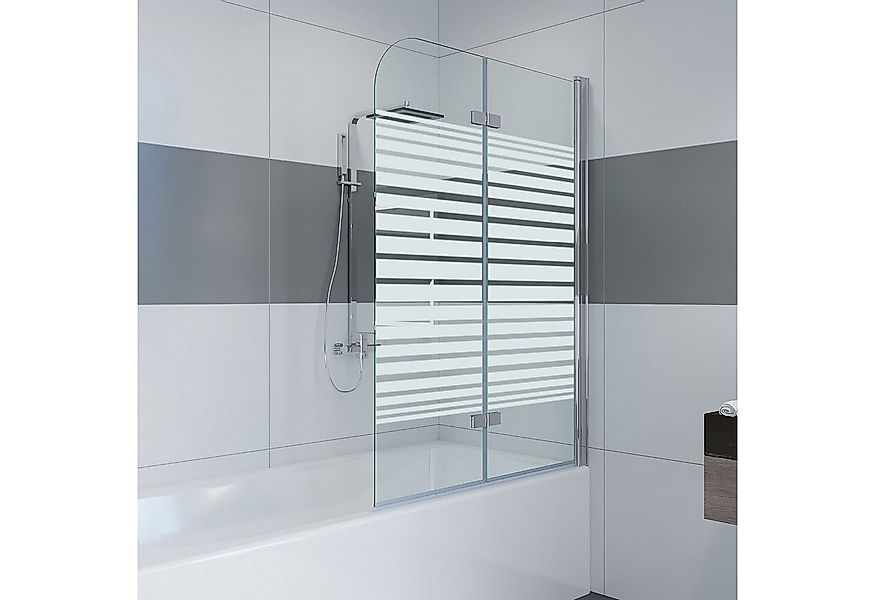 IMPTS Badewannenaufsatz Duschwand für Badewanne Badewannenfaltwand Faltbar günstig online kaufen