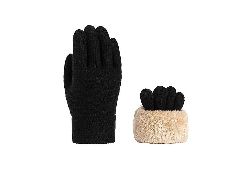 Coonoor Strickhandschuhe Wärmende Strickhandschuhe mit Fleece, Touchscreen- günstig online kaufen