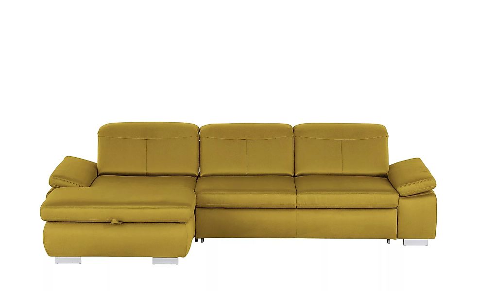 Lounge Collection Ecksofa aus Mikrofaser Kathrin ¦ gelb ¦ Maße (cm): B: 309 günstig online kaufen