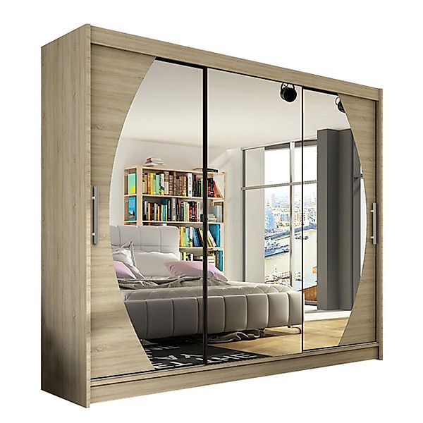 MIRJAN24 Kleiderschrank Aston V (mit Frontspiegel, günstig online kaufen