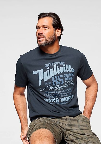 Man's World T-Shirt Kurzarm, mit stylischem günstig online kaufen
