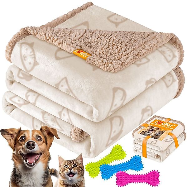 Lovpet Tierdecke, wasserdichte Hundedecke, Sherpa Fleece günstig online kaufen