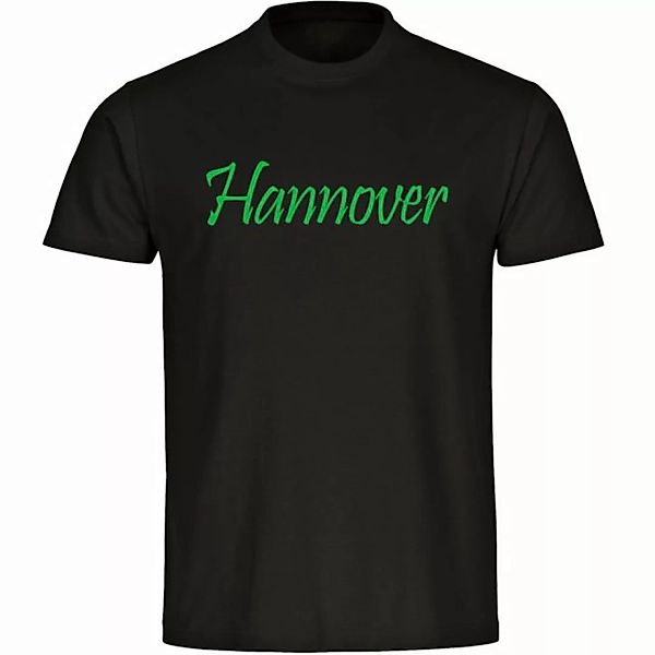 multifanshop T-Shirt Herren Hannover - Schriftzug - Männer günstig online kaufen