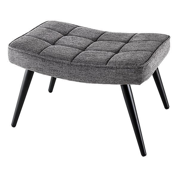 riess-ambiente Fußhocker SCANDINAVIA grau - Strukturstoff, günstig online kaufen