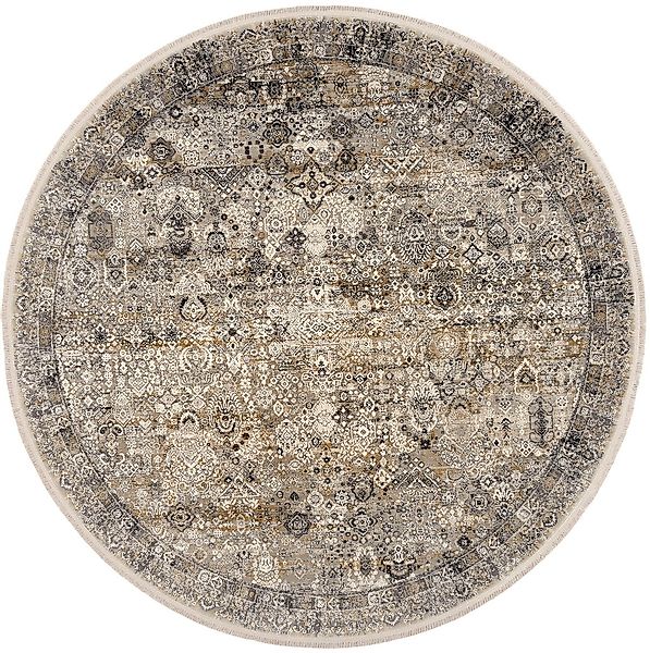 OCI DIE TEPPICHMARKE Teppich "TADI" rund 8 mm Höhe Wohnzimmer günstig online kaufen